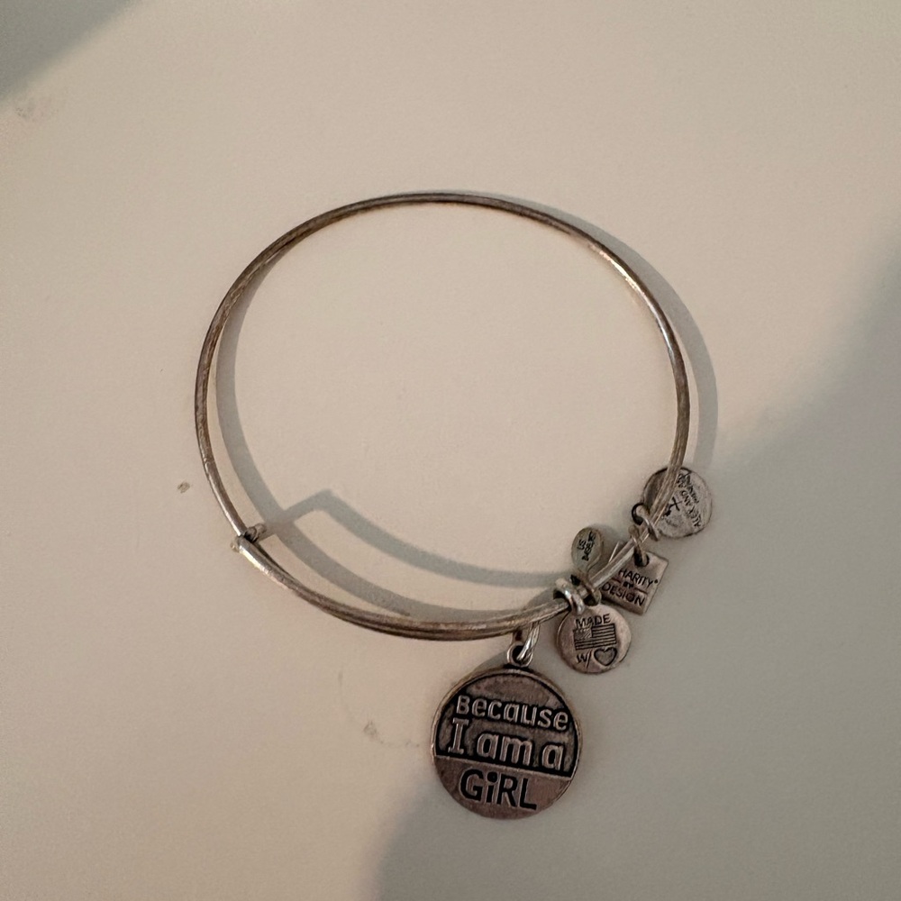 Alex and Ani Silver Charm Bracelet